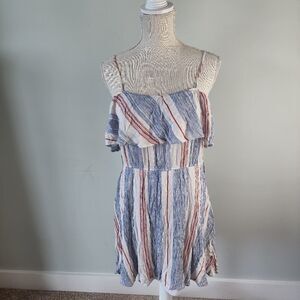 CHOCOLATE WOMEN'S DRESS SIZE LARGE ADJUSTABLE STRAPS LINED BOTTOM